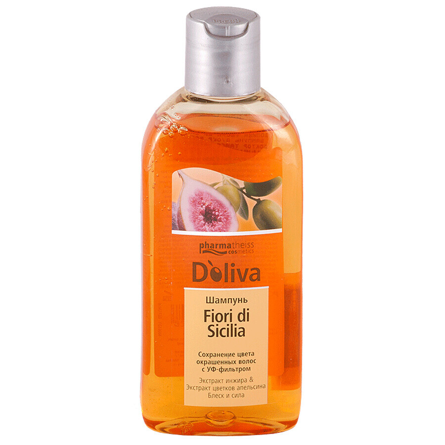 Шампунь D'oliva Fiori Di Sicilia для блиску і свіжості фарбованого волосся, 200 мл: ціни та характеристики