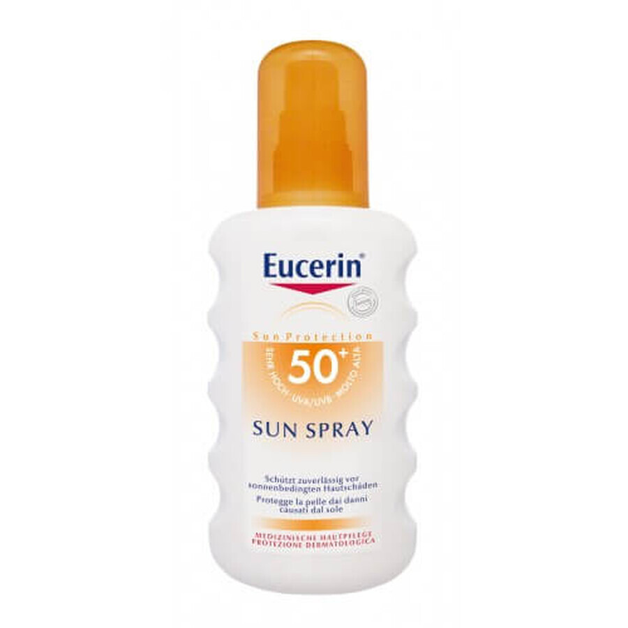 Солнцезащитный спрей Eucerin SPF 50 200 мл: цены и характеристики