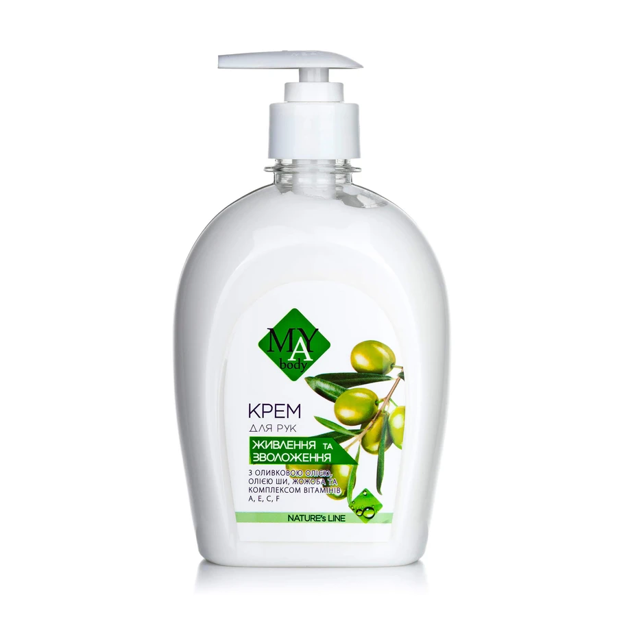 MAY body Natures Line Крем для рук Комплексний догляд Зволоження та живлення, 500 мл: ціни та характеристики