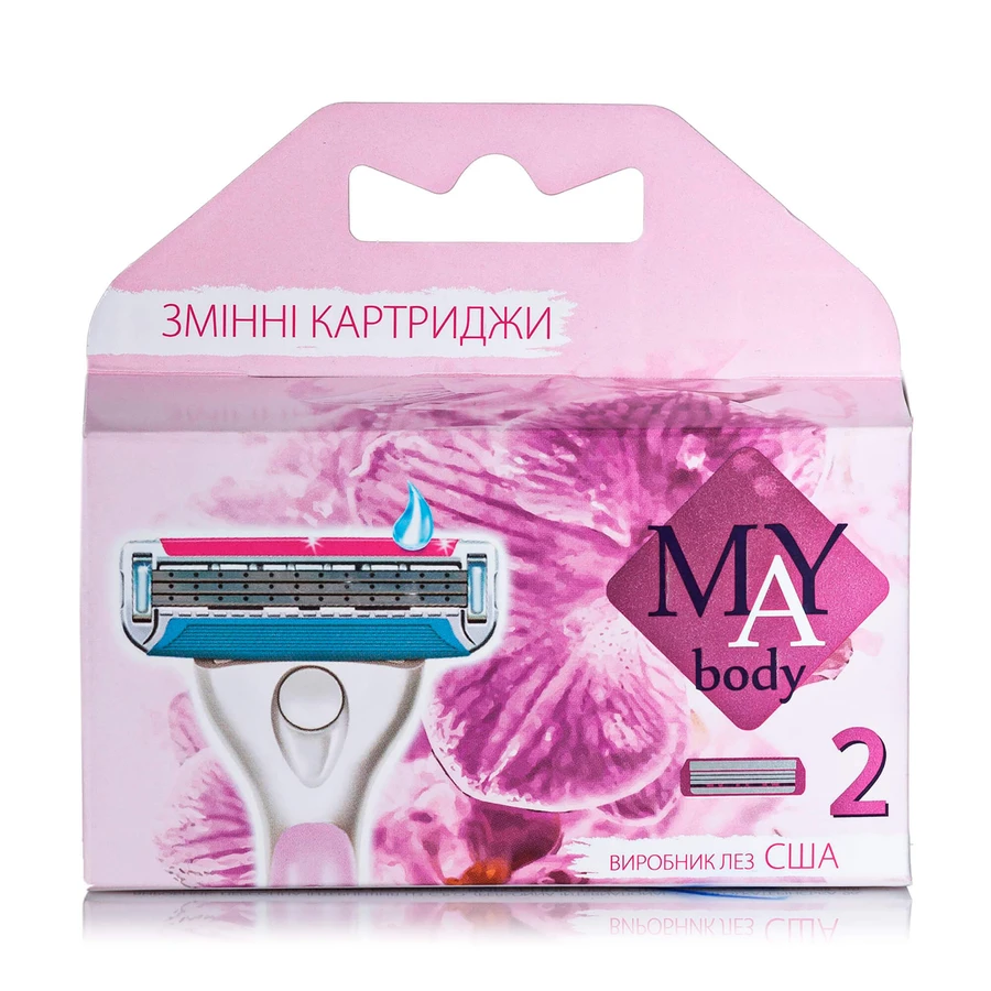 MAY body сменный картридж женский 3 лезвия 2 шт: цены и характеристики