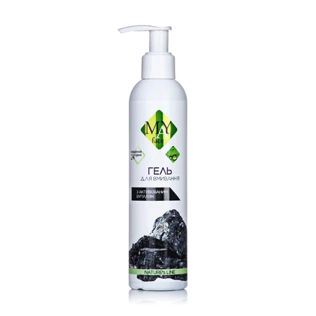 MAY face Natures Line Гель для умывания с активированным углем, 250 мл: цены и характеристики