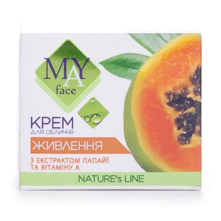 MAY face Natures Line Крем для обличчя папая, Живлення 24 години, 50 мл: ціни та характеристики