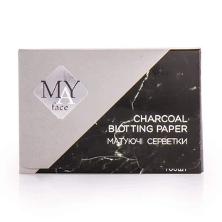 MAY face матирующие салфетки Mattifying Charcoal, 100 шт