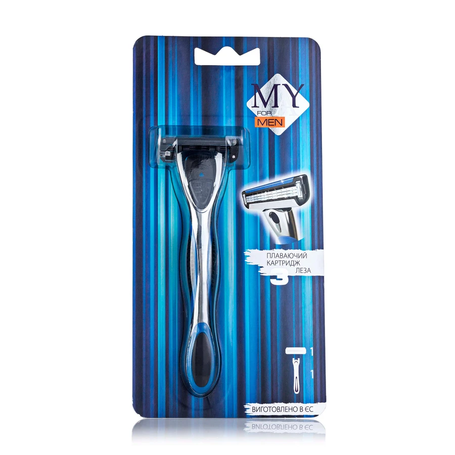 MAY for MEN cтанок для гоління чоловічий зі змінним картриджем 3 леза 1шт: ціни та характеристики