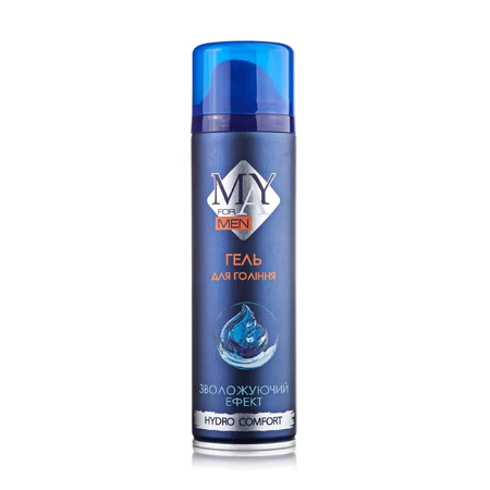 May for men Гель для гоління HYDRO COMFORT зволожуючий ефект 200 мл: ціни та характеристики