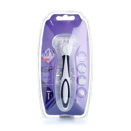 MAY for MEN станок для бритья мужской Comfort Plus 3 лезвия с 3 сменными картриджами: цены и характеристики
