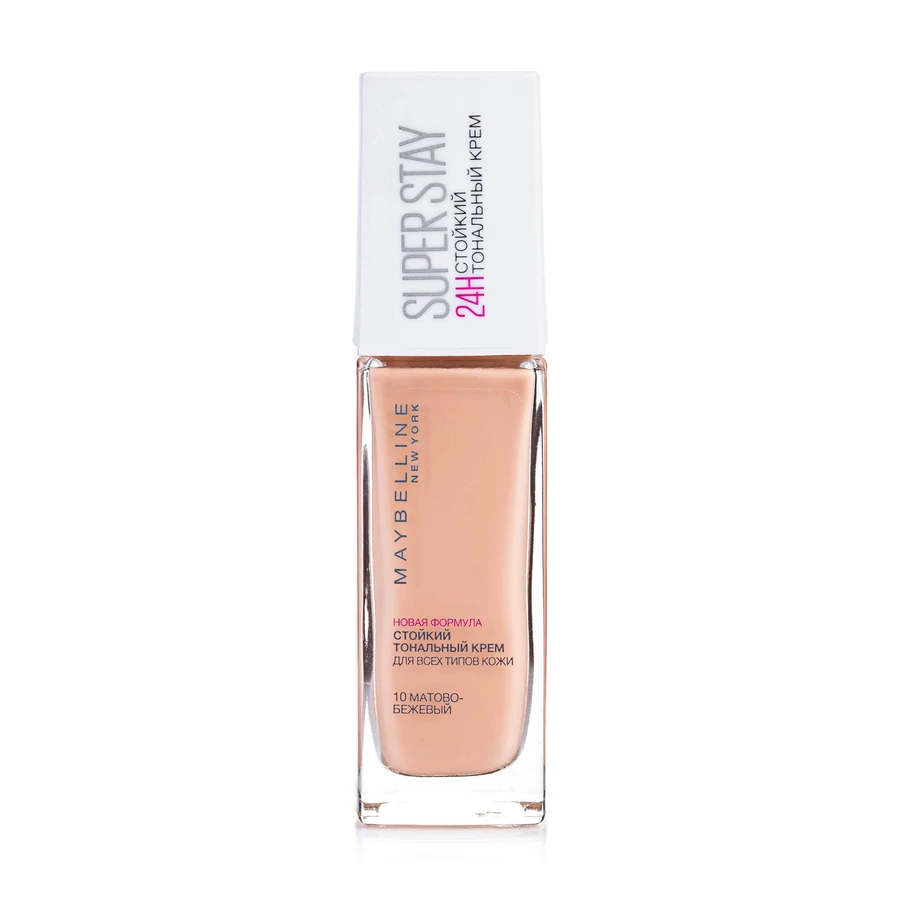 Maybelline Тональний крем для обличчя Superstay 24 години стійкий тон 10 матово-бежевий, 30мл: ціни та характеристики