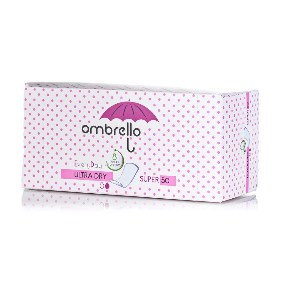 Ombrello прокладки ежедневные Ultra Dry 50шт: цены и характеристики