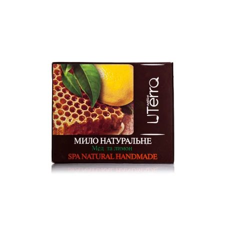 Uterra native натуральне мило Мед та лимон 100 гр: ціни та характеристики