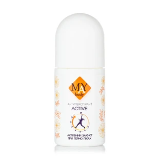 Антиперспірант MAY body кульковий Active, 50 мл
