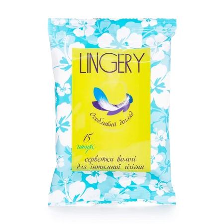Влажные салфетки для интимной гигиены Lingery, 15 шт: цены и характеристики