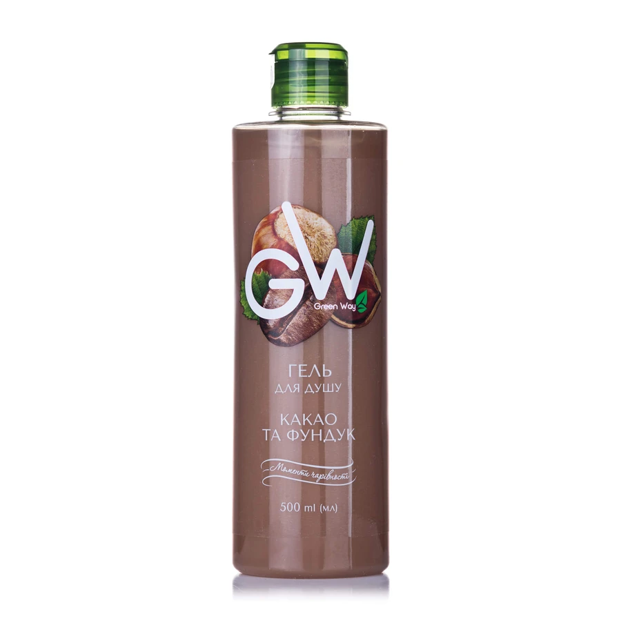 Гель для душа Green Way ФітоЛінія Какао и фундук, 500 мл: цены и характеристики