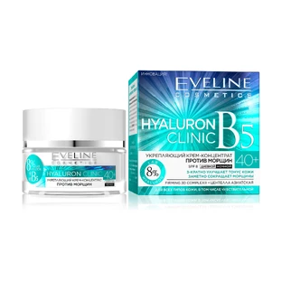 Зміцнювальний крем-концентрат від зморшок Eveline Cosmetics Hyaluron Clinic 40+, 50 мл