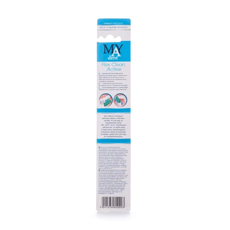 Зубная щетка MAY dent Flex Clean Active, средняя, 1 шт: цены и характеристики