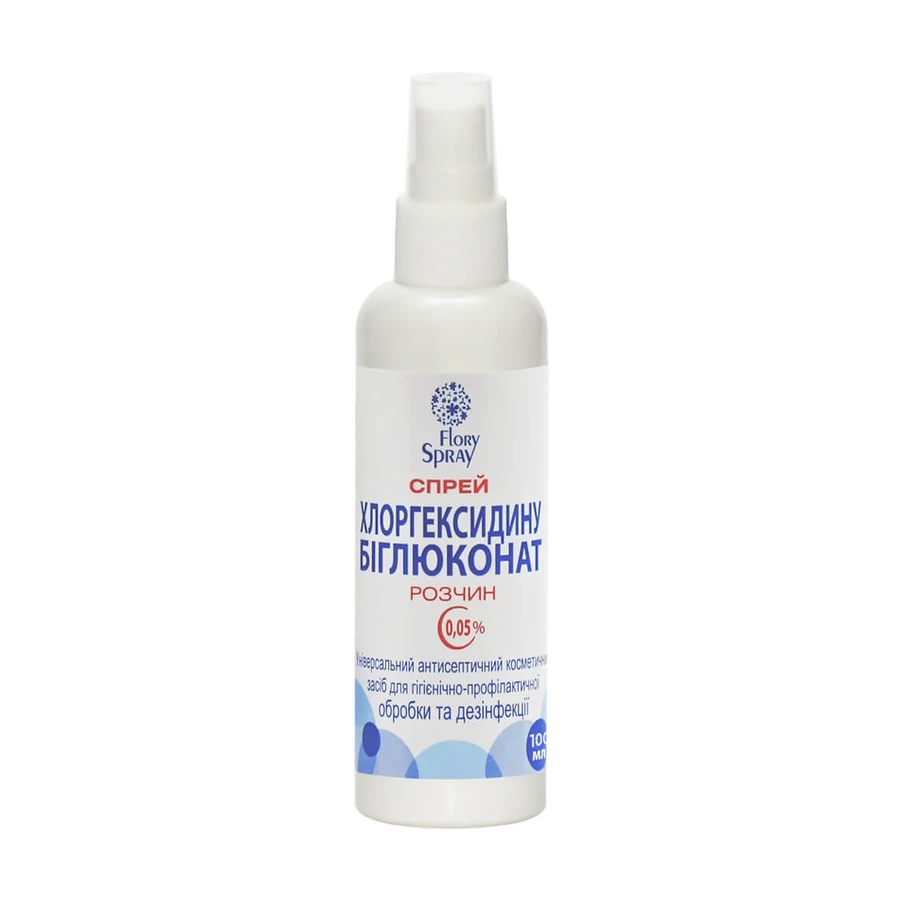 Косметический тоник-спрей Flory Spray Хлоргексидин биглюконат 0,05%, 100 мл: цены и характеристики