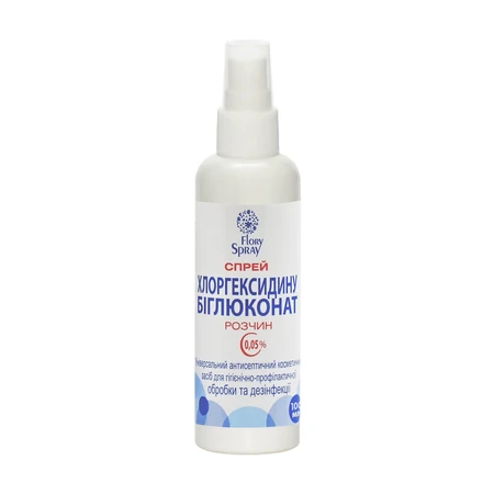 Косметический тоник-спрей Flory Spray Хлоргексидин биглюконат 0,05%, 100 мл: цены и характеристики