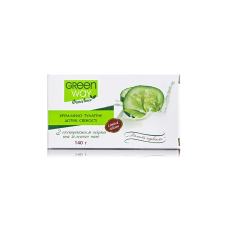 Крем-мыло твердое Green Way ФитоЛиния Прикосновение Свежести, 140 г: цены и характеристики