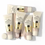 Матувальний тональний крем для обличчя Eveline Cosmetics Satin Matt Mattifying & Covering Foundation 4in1, тон 106 Nude, 30 мл: ціни та характеристики