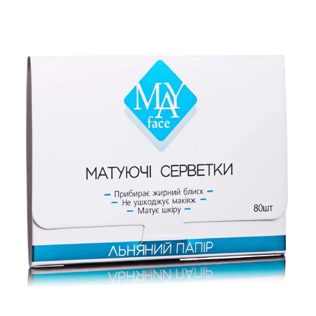 Матирующие салфетки для лица MAY face, 80 шт
: цены и характеристики
