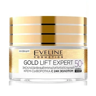 Мульти-питательный крем для лица Eveline Cosmetics Gold Lift Expert 50+, 50 мл