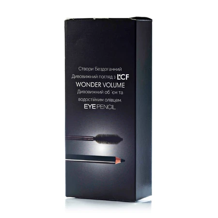 Набор LCF Wonder Volume (Туш для ресниц, 8 мл + Карандаш для глаз, черный, 1.3 г): цены и характеристики