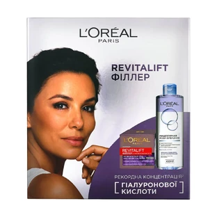 Набір L'Oreal Paris Revitalift Філлер (денний крем, 50 мл + міцелярна вода, 400 мл)