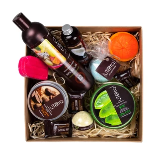 Набор по уходу за телом UTerra Native Beauty Box, 11 предметов