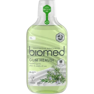 Ополіскувач для ротової порожнини BioMed Gum Health для захисту та здоров'я ясен, 500 мл