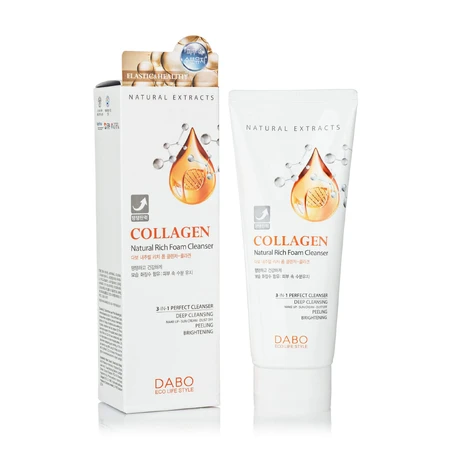 Пенка для умывания Dabo Natural Rich Foam Cleanser Collagen, 180 мл: цены и характеристики
