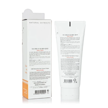 Пенка для умывания Dabo Natural Rich Foam Cleanser Collagen, 180 мл: цены и характеристики