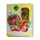 Подарочный набор женский May body Экзотическое наслаждение Банан и клубника (крем-гель для душа, 500 мл + мочалка клубника)