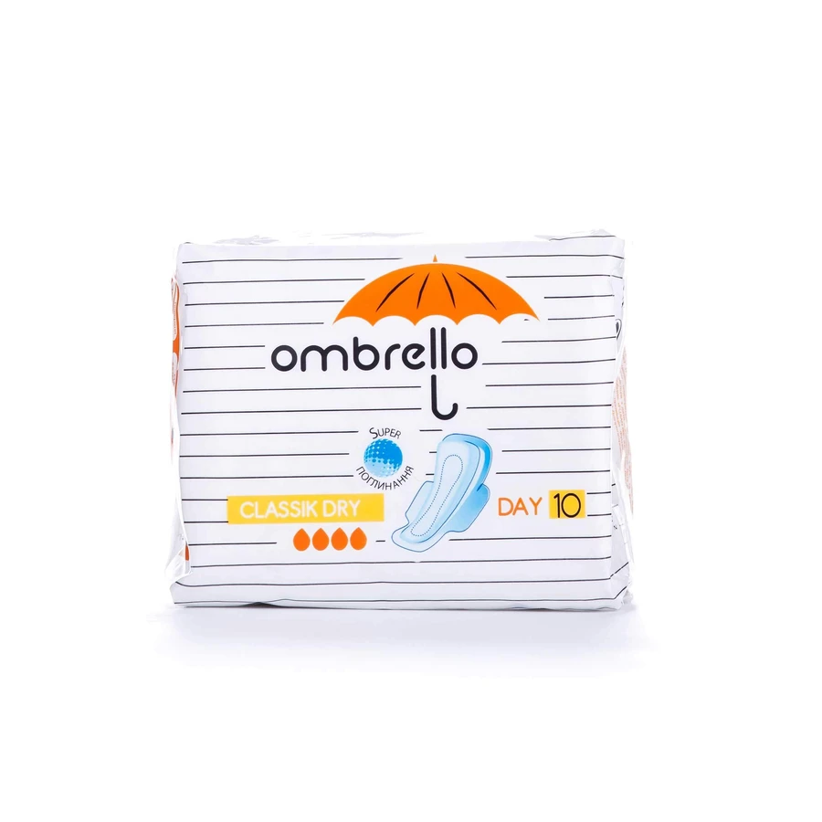 Прокладки для критических дней Ombrello Classic Day Dry 10 шт: цены и характеристики