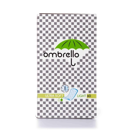 Прокладки ежедневные Ombrello Ultra Soft 60 шт: цены и характеристики