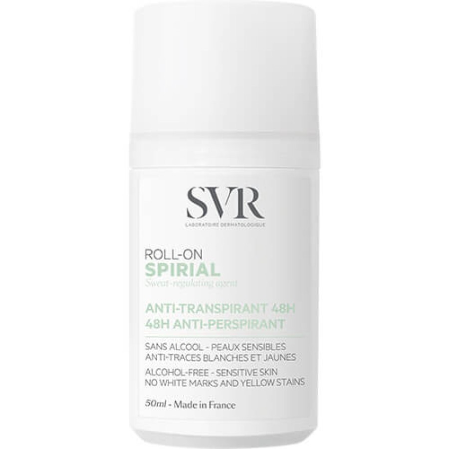Шариковый дезодорант-антиперспирант SVR Spirial Roll-On 50 мл: цены и характеристики