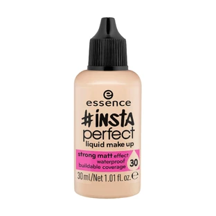 Тональна основа Essence Insta Perfect Liquid Makeup матовий ефект, водостійка, 30 Funny Ivory, 30 мл