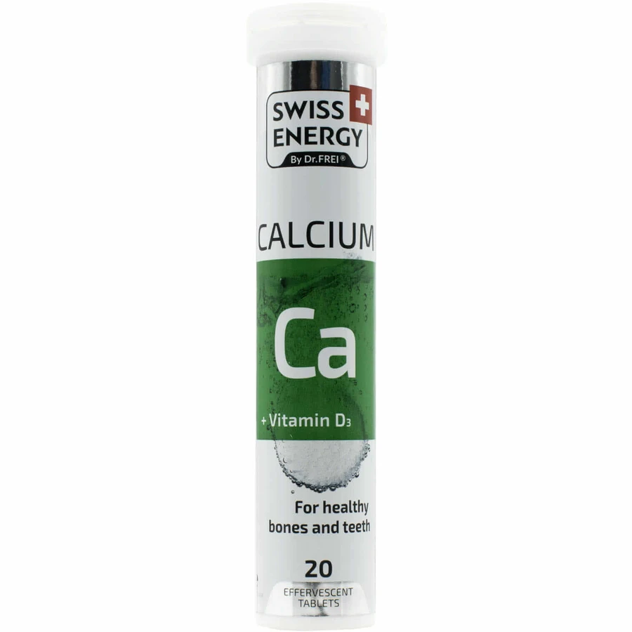 Вітаміни шипучі Swiss Energy Calcium+D3 №20: ціни та характеристики