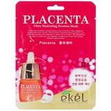 Маска тканевая для лица Ekel Placenta с экстрактом Красного Женьшеня, 25 мл