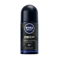 Кульковий антиперспірант Nivea Men Deep Чорне вугілля та темне дерево, чоловічий, 50 мл