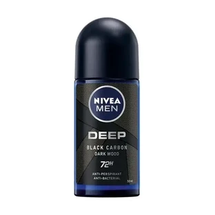 Кульковий антиперспірант Nivea Men Deep Чорне вугілля та темне дерево, чоловічий, 50 мл