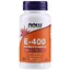 Витамин Е, Vitamin E-400, Now Foods, со смешанными токоферолами, 268 мг (400 МЕ), 100 гелевых капсул