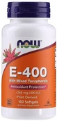 Вітамін Е, Vitamin E-400, Now Foods, зі змішаними токоферолами, 268 мг (400 МО), 100 гелевих капсул