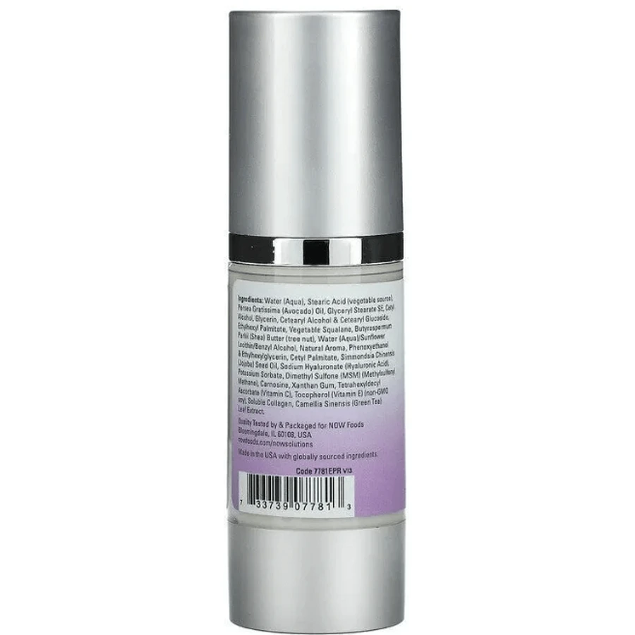 Крем для обличчя Now Foods Solutions Hyaluronic Acid Creme нічний з гіалуроновою кислотою, 59 мл: ціни та характеристики