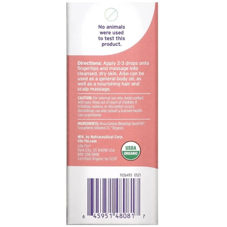 Олія шипшини Life Flo Health Pure Rosehip Seed Oil, органічна, 30 мл: ціни та характеристики