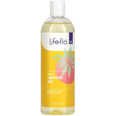 Мигдальна олія для тіла Life Flo Health Almond Oil, чисте, без запаху, 473 мл: ціни та характеристики
