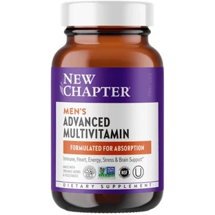 Щоденні вітаміни для чоловіків New Chapter Men's Advanced Multivitamin, 48 вегетаріанських таблеток
