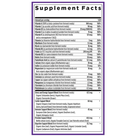 Ежедневные витамины для мужчин New Chapter Men's Advanced Multivitamin, 48 вегетарианских таблеток: цены и характеристики