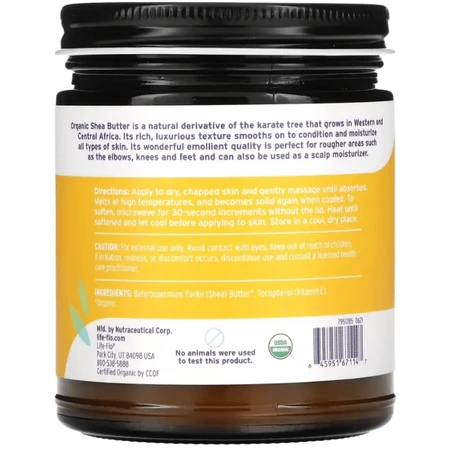 Масло ши для тела Life Flo Health Organic Pure Shea Butter, чистое, органическое, 266 мл: цены и характеристики