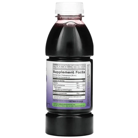 Черничный концентрат Dynamic Health Blueberry Juice, жидкий, 473 мл: цены и характеристики
