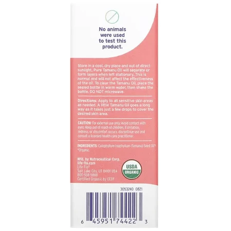Масло тамана Life Flo Health Tamanu Oil, чистое, органик, без запаха, 30 г: цены и характеристики