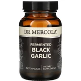 Чорний часник Dr. Mercola Black Garlic, ферментований, 60 капсул
